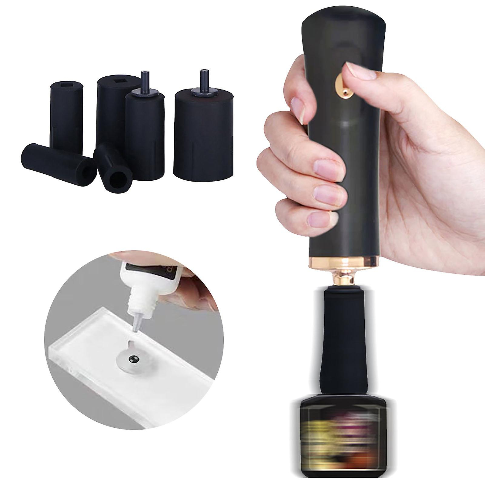 Foto 5 pulgar | Agitador Eléctrico De Laca De Uñas Huoguo Que Ahorra Tiempo Con Manos Libres - Venta Internacional.