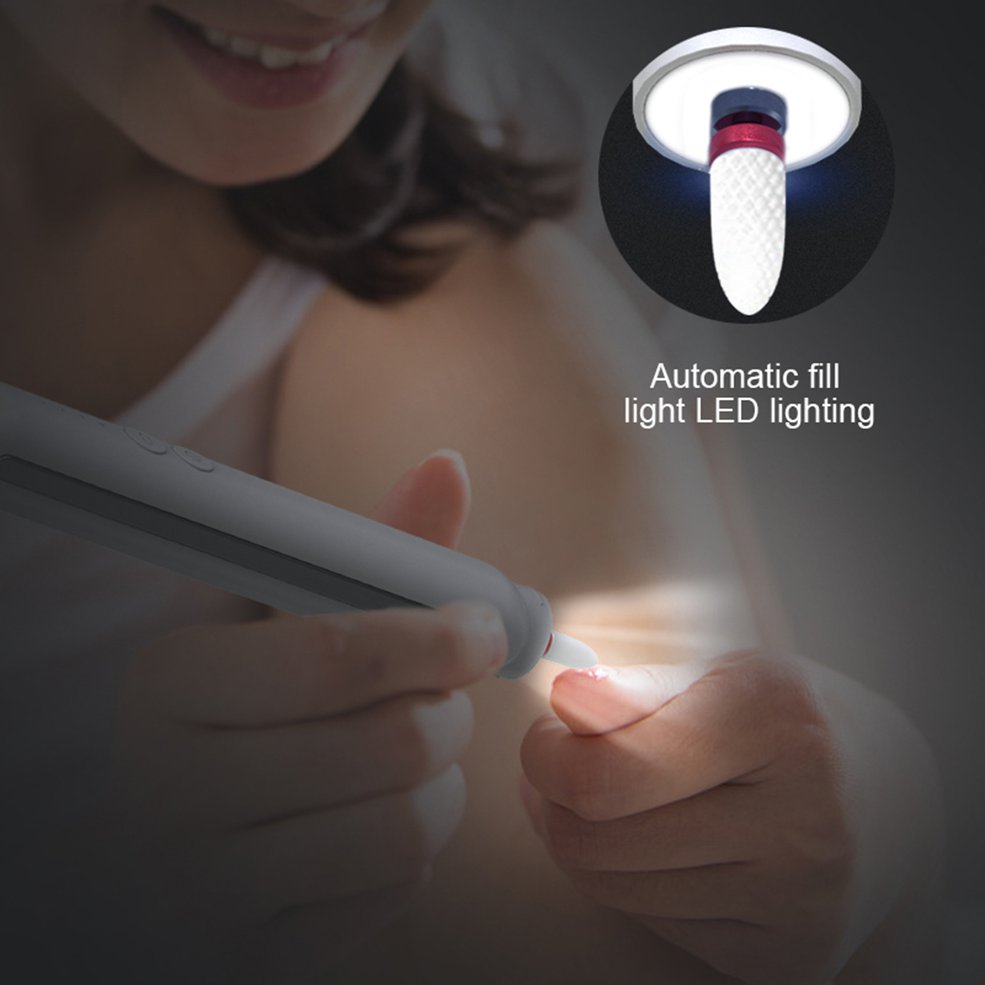 Foto 6 pulgar | Herramienta Eléctrica Para Uñas Portátil Usb Con Cabezal De Cerámica - Venta Internacional.