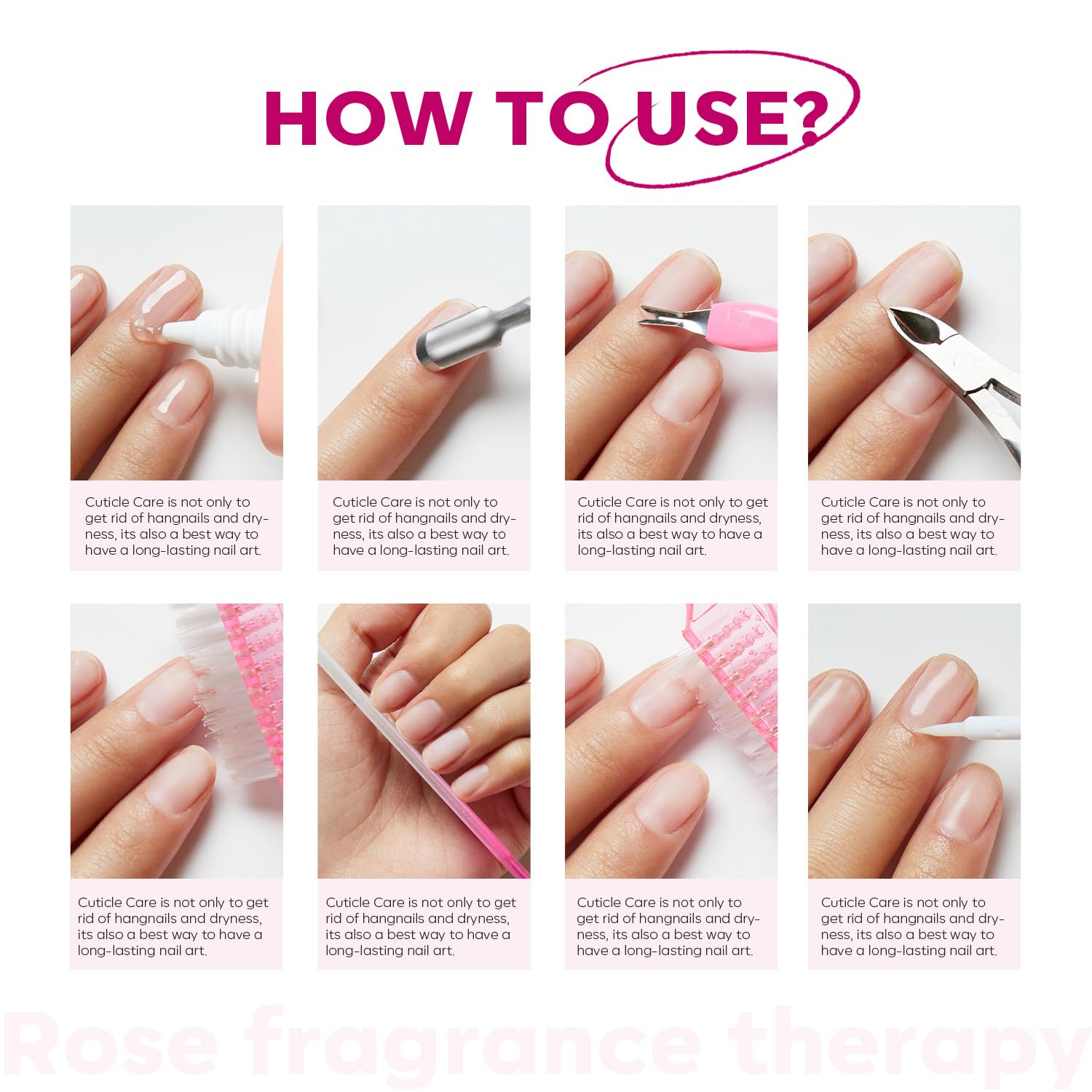 Foto 8 pulgar | Kit Removedor De Cutículas Modelones Con Crema, Aceite Y Herramientas De Manicura - Venta Internacional.