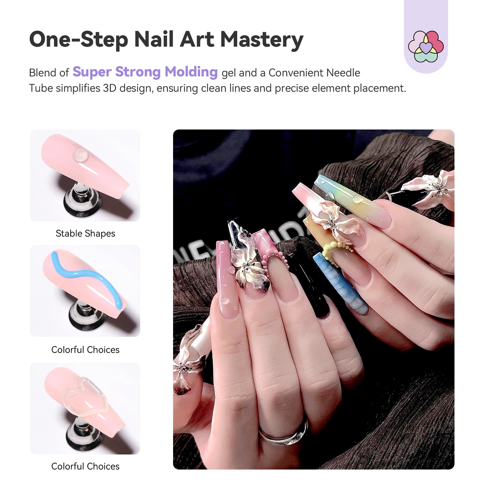 Foto 5 | Set De Gel Para Uñas 3d Saviland Sspro X: 12 Colores En Gel Que No Se Limpia - Venta Internacional.