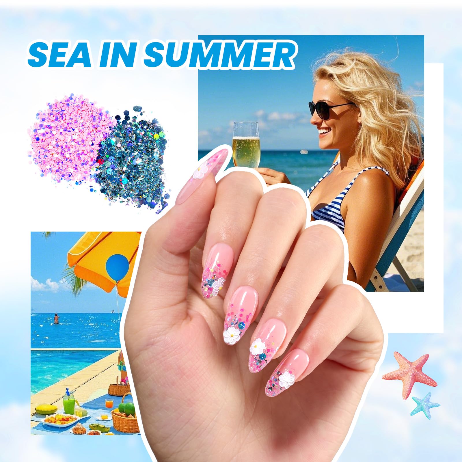 Foto 5 | Kit De Esmaltes De Uñas En Gel Beetles Con Luz Uv, 34 Unidades - Venta Internacional.