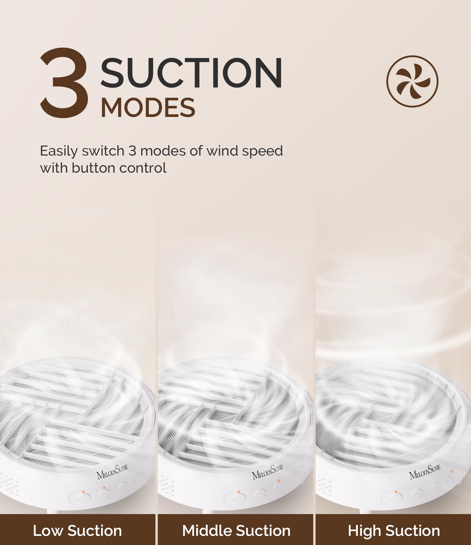 Foto 4 | Colector De Polvo De Uñas Melodysusie Hpro Powerful Suction - Venta Internacional.
