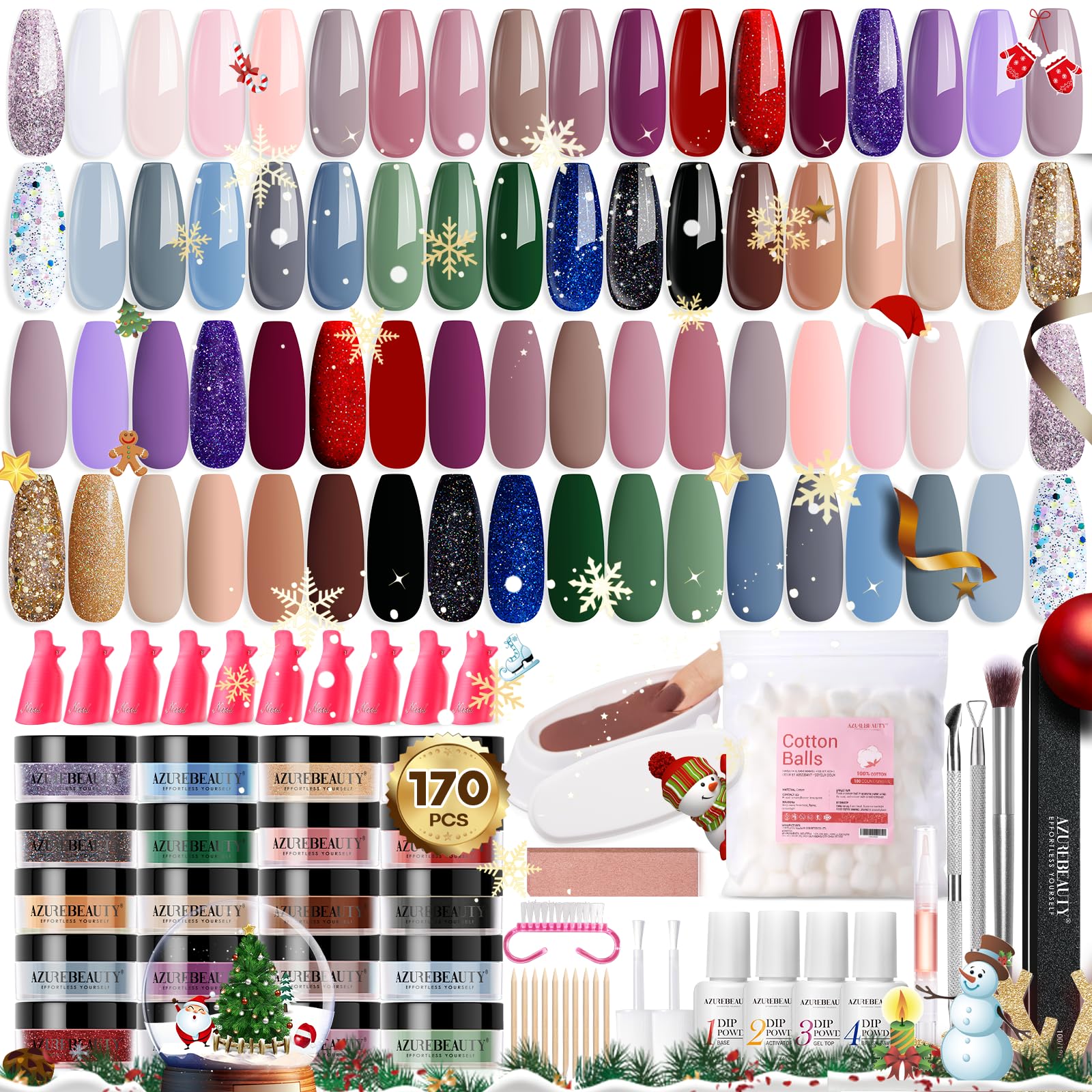 Foto 1 | Kit de Uñas Azurebeauty de 36 Piezas con Accesorios-Venta Internacional