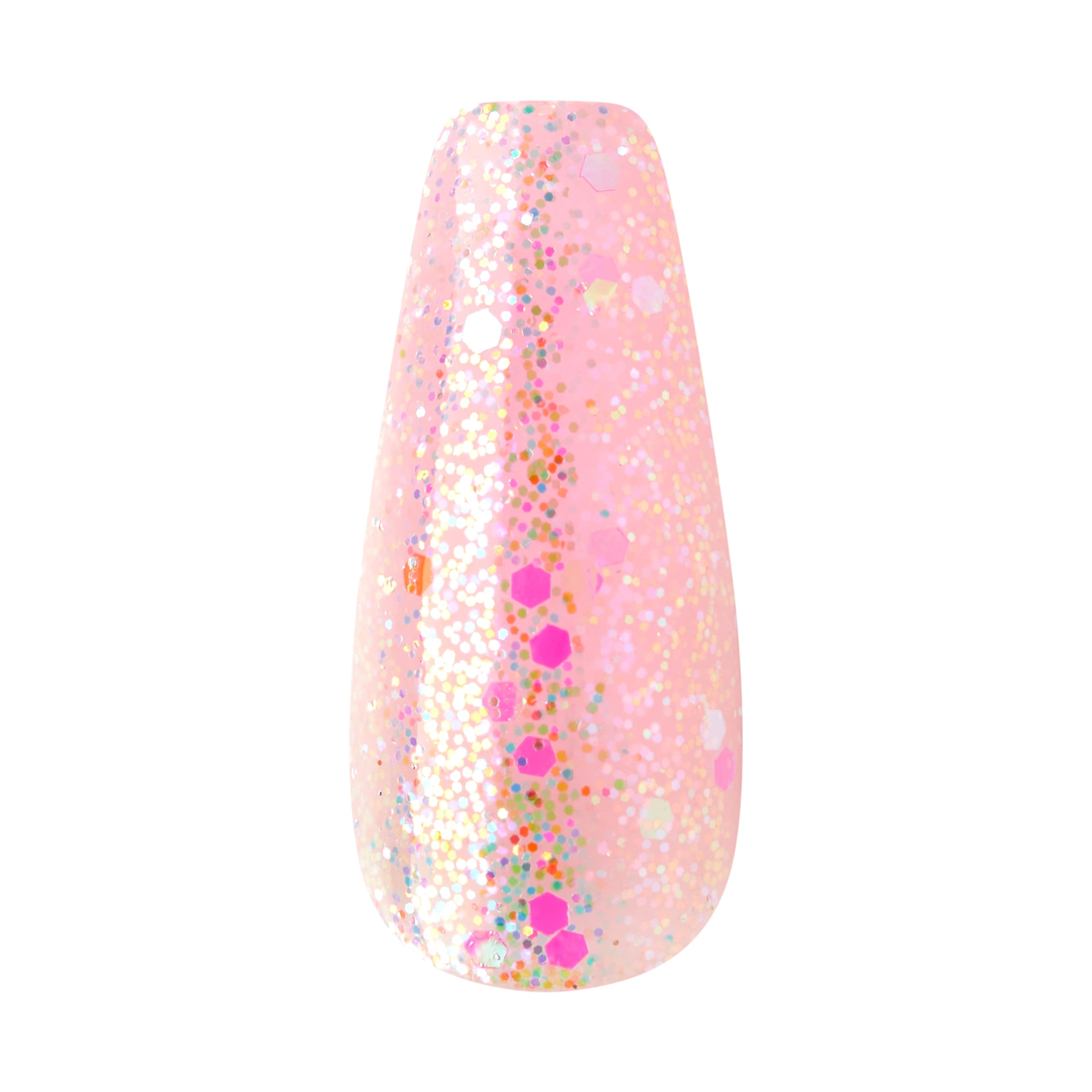 Foto 7 pulgar | Press On Nails Kiss Majestic 'lovely Bubbly' Pink Con Pegamento De 2 G - Venta Internacional.