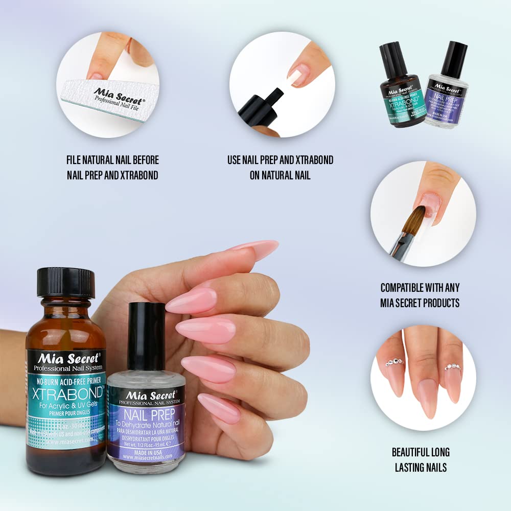 Foto 2 | Deshidratador Ph Balance Nail Prep E Imprimador Sin Ácidos Xtrabond - Venta Internacional.