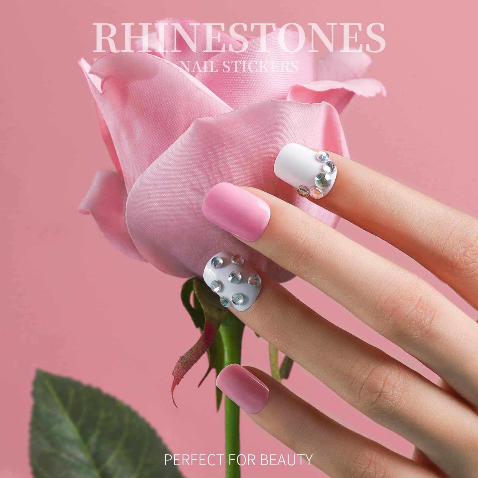 Foto 8 pulgar | Press On Nails Teenitor Glitter Short Square 12 Tamaños X 24 - Venta Internacional.