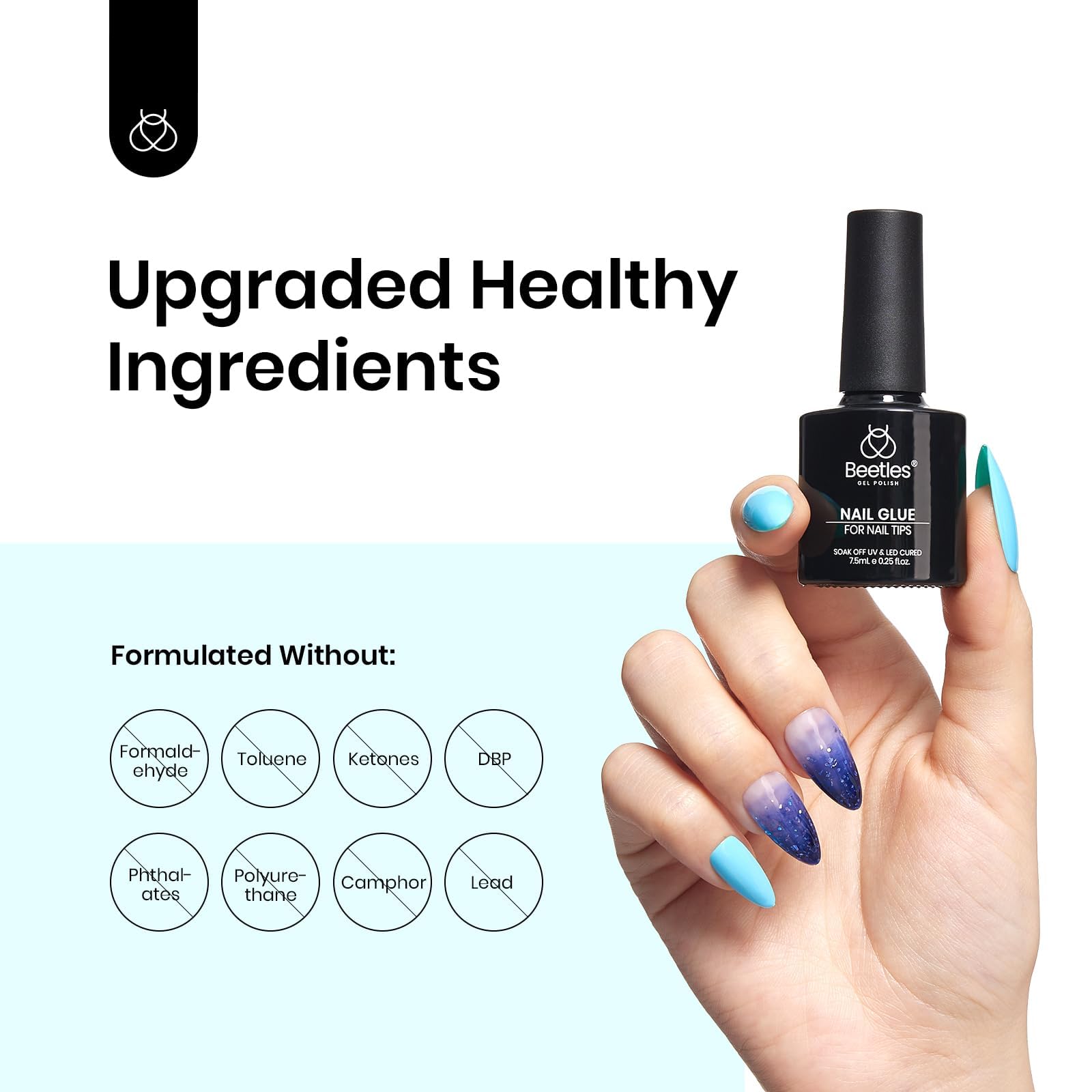 Foto 3 pulgar | Pegamento De Uñas Gel Beetles 5 En 1 Para Puntas De Uñas Y Uñas Acrílicas - Venta Internacional.