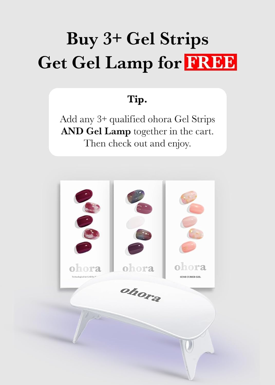 Foto 7 pulgar | Lámpara Led De Gel Ohora Para Tiras De Uñas De Gel, 6 W, 2 Temporizadores, Portátil - Venta Internacional.