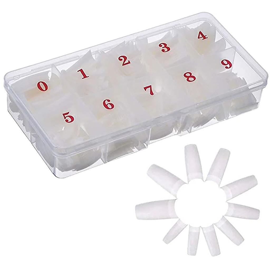 Foto 2 pulgar | Uñas Postizas Artificiales Con Punta Acrílica Francesa Con Cortaúñas - Venta Internacional.