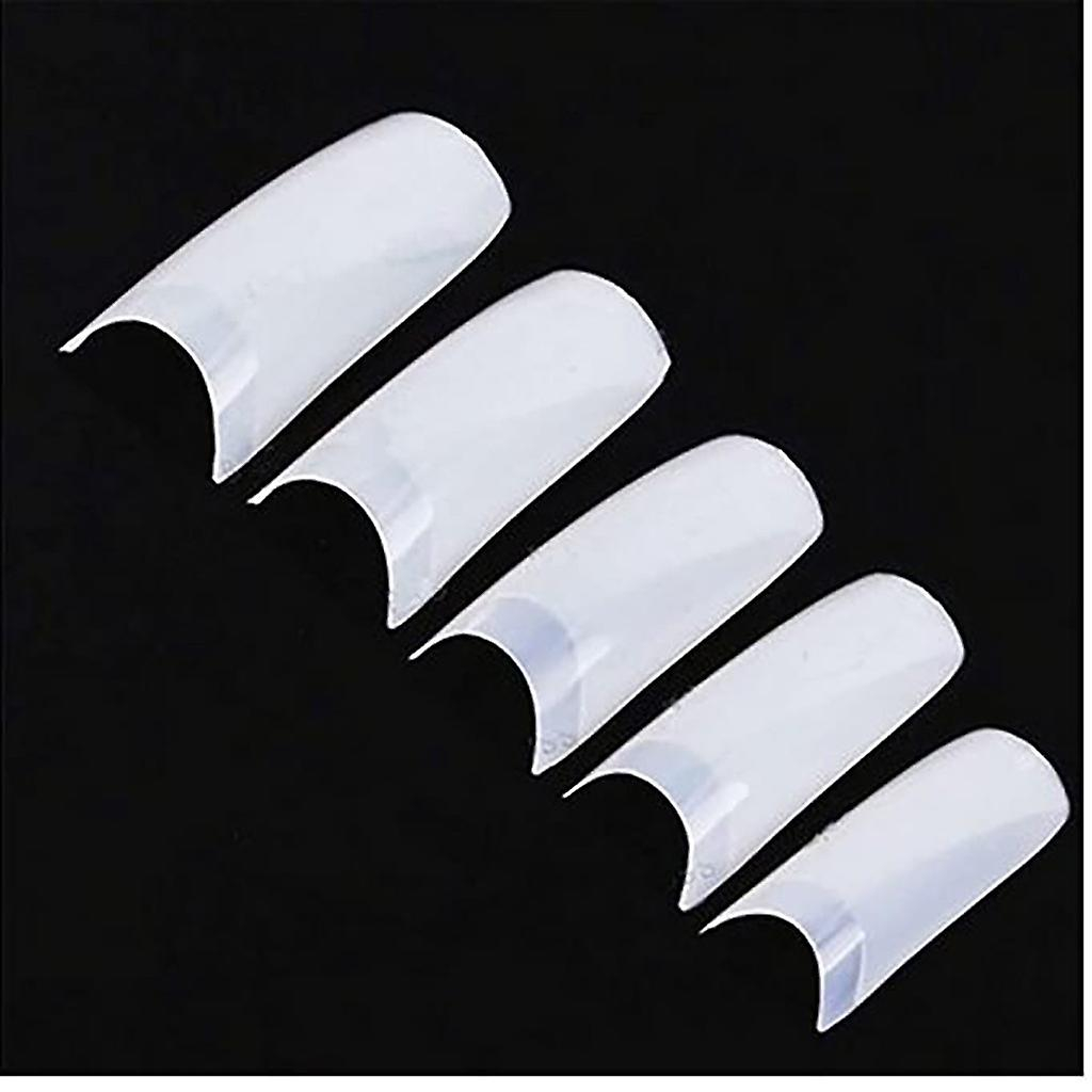 Foto 5 pulgar | Uñas Postizas Artificiales Con Punta Acrílica Francesa Con Cortaúñas - Venta Internacional.