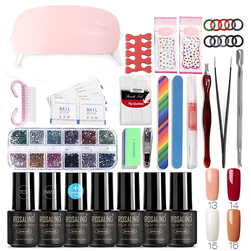 Foto 2 pulgar | Set De Secador De Uñas Y Esmalte De Uñas En Gel Huoguo Led 6w - Venta Internacional.