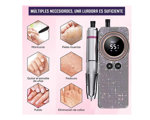 Foto 4 pulgar | Pulidor Portátil Profesional Para Uñas