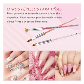 Foto 4 | Pinceles Liner Mano Alzada Punteros 9 Pzs Coloridos