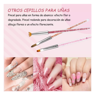 Foto 4 | Pinceles Liner Saviland Mano Alzada Punteros 9 PZAS Multicolor