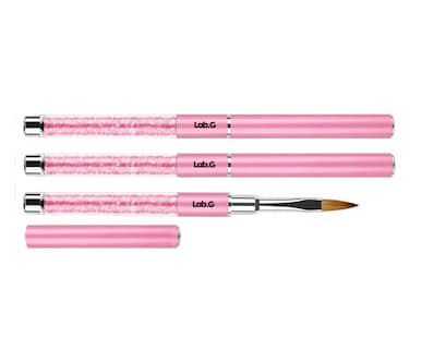 Foto 5 | Pinceles para Uñas Acrílico 3 Piezas Rosas
