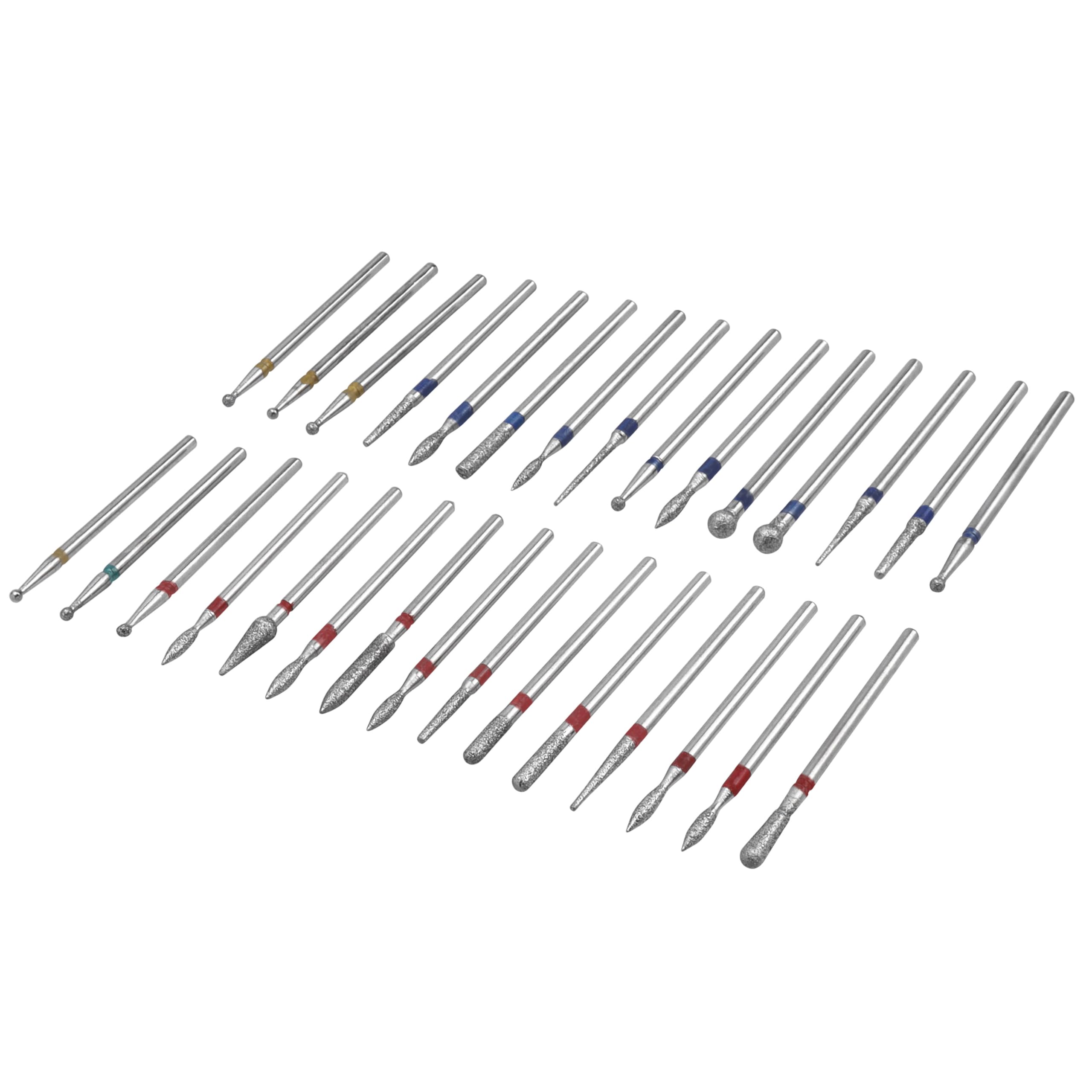 Foto 4 pulgar | Juego De Brocas Para Uñas Yakamoz Mini Diamond  30 Unidades  Vástago De 2 35 Mm - Venta Internacional.