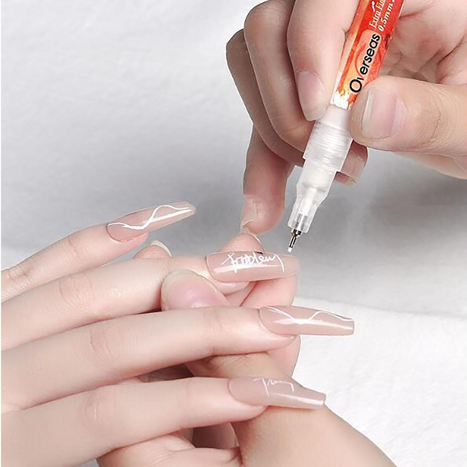 Foto 1 | Lápiz De Uñas Huoguo  Pintura Acrílica Para Decoración De Uñas  3 Ml  Grafiti Francés - Venta Internacional.