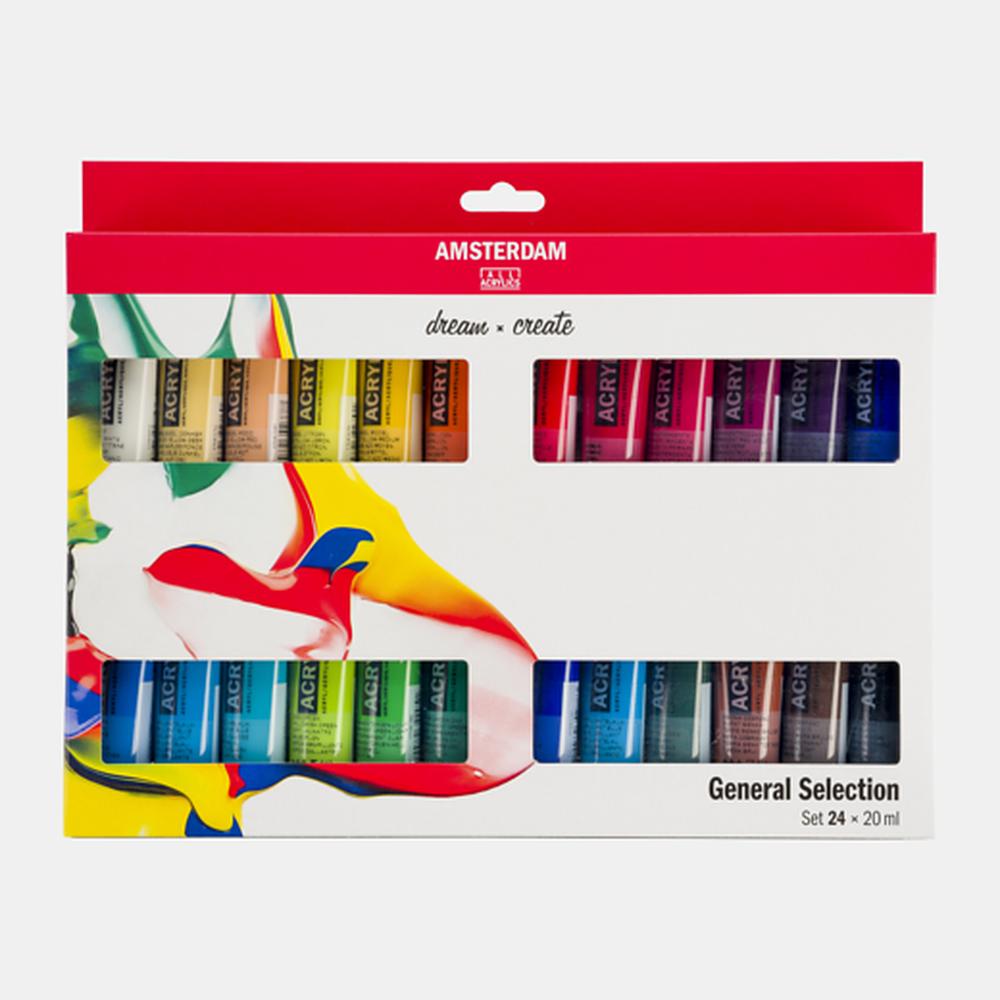 Foto 1 | Set Con 24 Acrilicos De 20 Ml Cada Uno Royal Talens