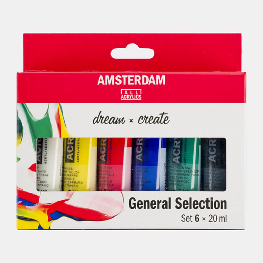 Foto 1 | Set con 6 Acrilicos de 20 Ml Royal Talens