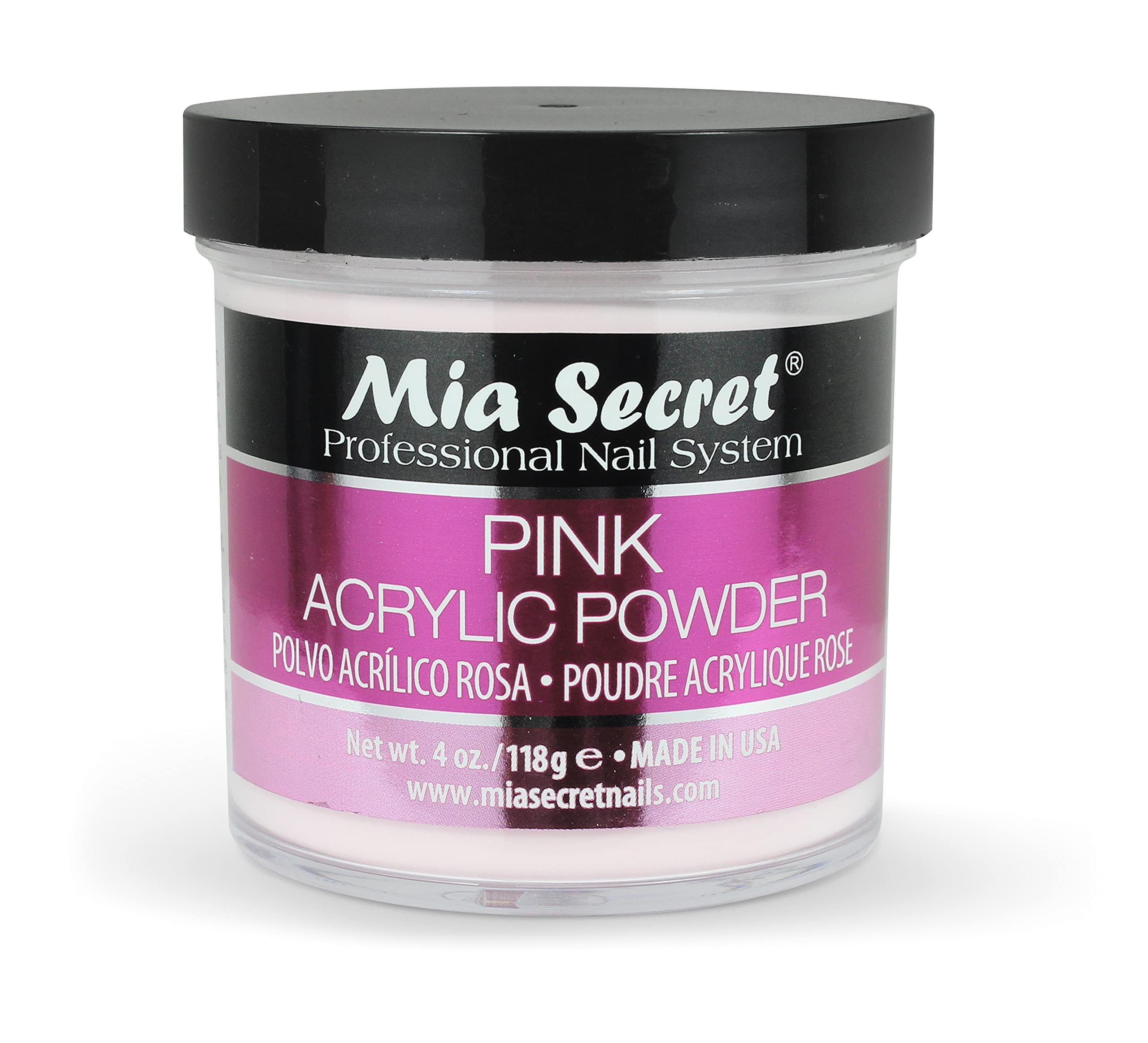 Foto 2 pulgar | Polvo Acrílico Mia Secret Pink 120ml - Venta Internacional.