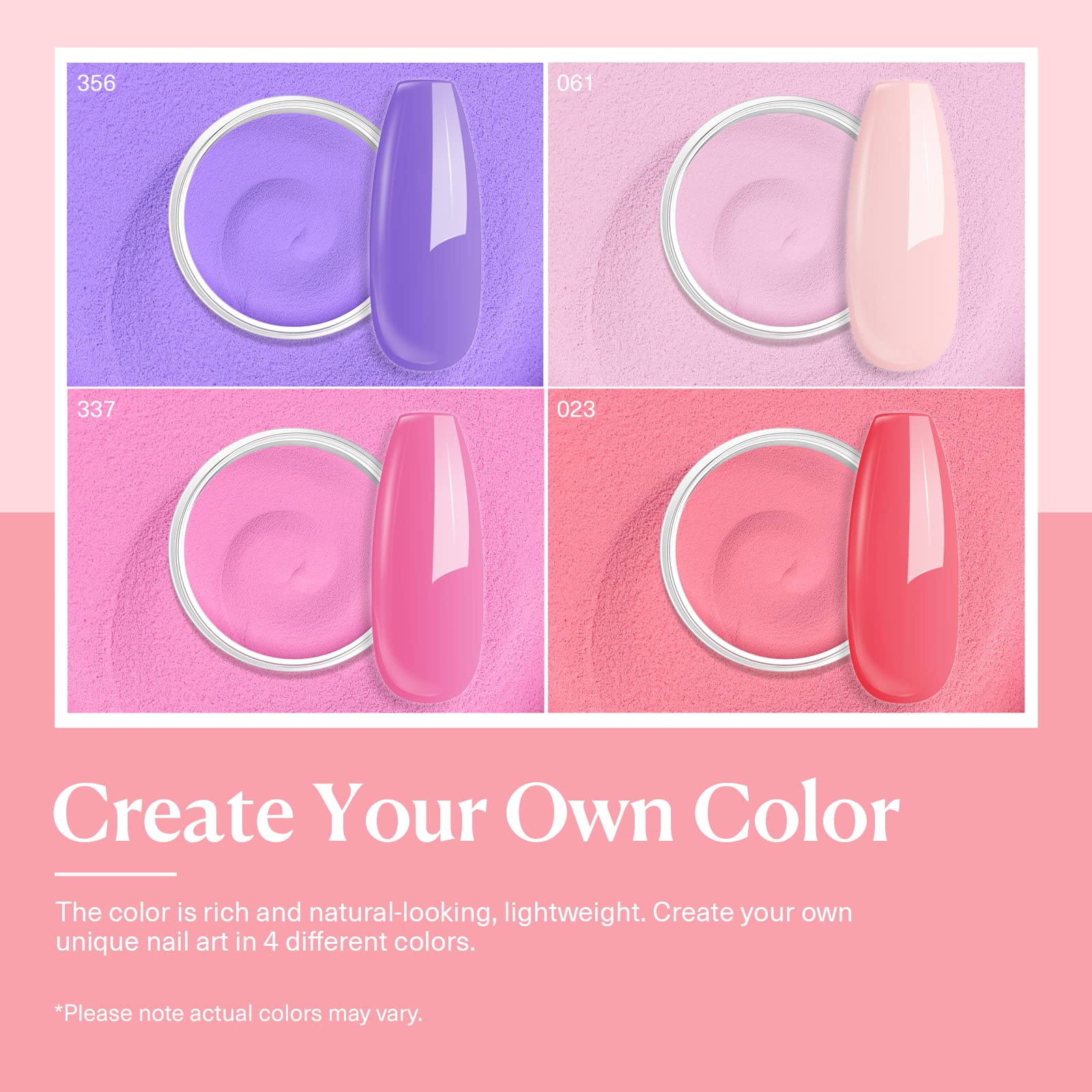 Foto 6 pulgar | Kit Básico para Uñas Polvo Azurebeauty con 4 Colores - Venta Internacional