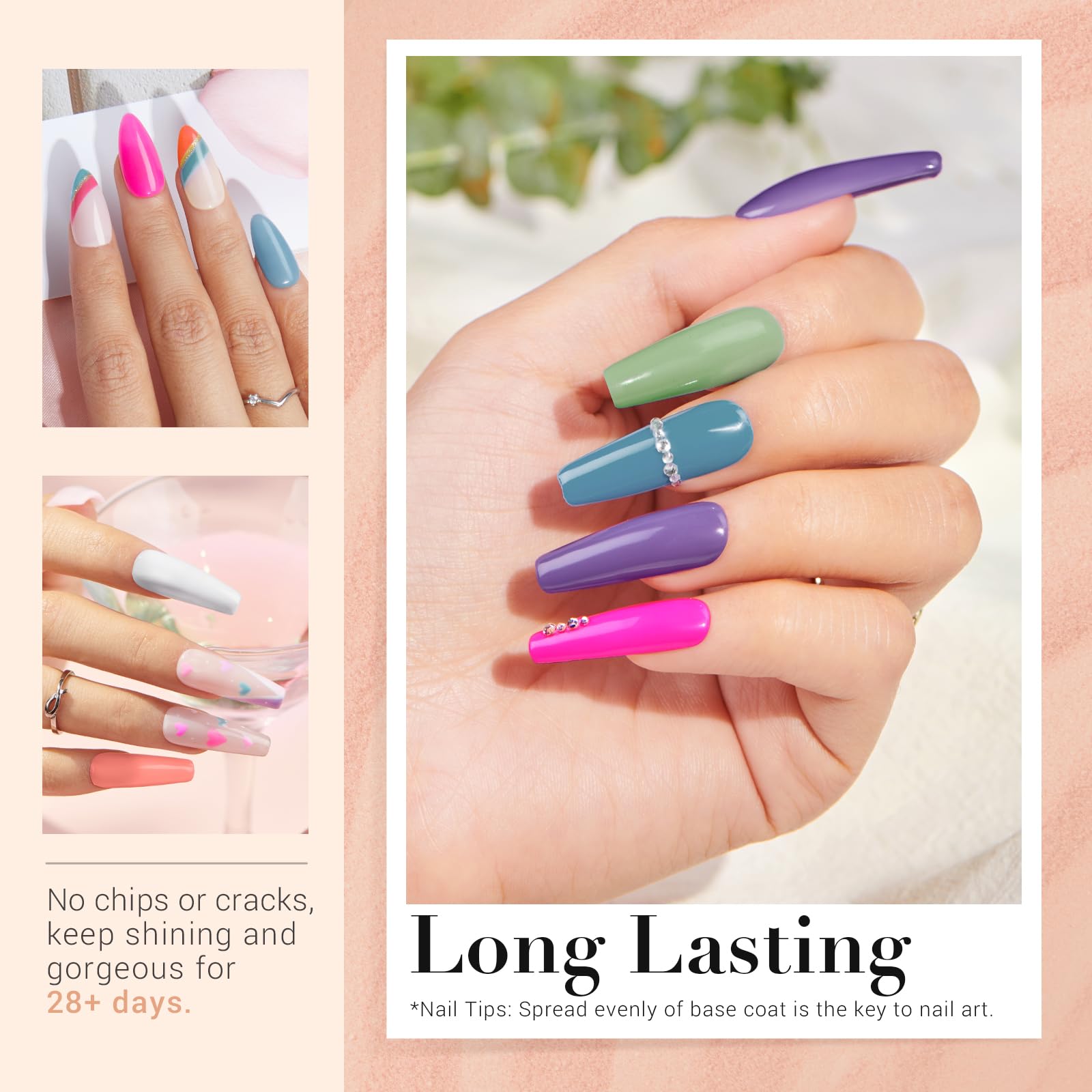 Foto 3 pulgar | Set de Polvos para Uñas Azurebeauty para Todas las Estaciones 42 Unidades con Bandeja - Venta Internacional