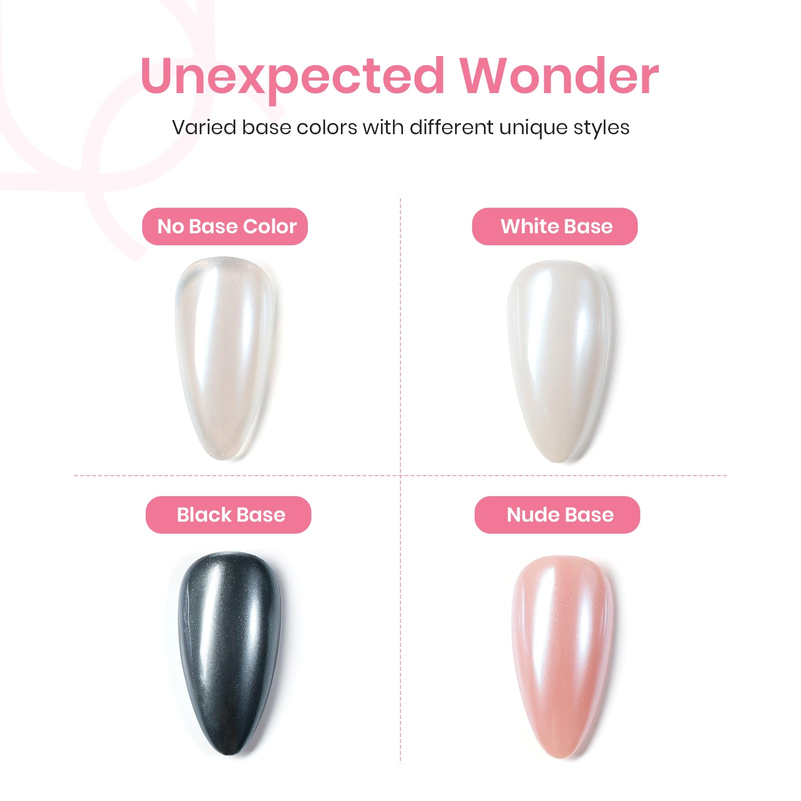 Foto 3 pulgar | Esmalte En Gel Para Uñas De Gel Con Forma De Escarabajos, Color Blanco Cromado - Venta Internacional.