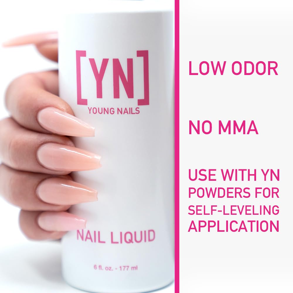 Foto 3 pulgar | Liquid Nail Monomer Young Nails Para Uñas Acrílicas En Polvo, 180 Ml - Venta Internacional.