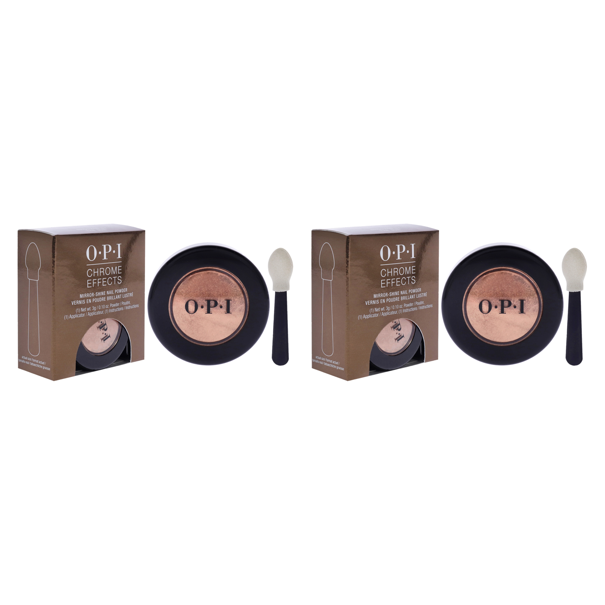 Foto 4 pulgar | Polvo De Uñas Opi Chrome Effects Mirror Shine Bronzed Sun - Venta Internacional.
