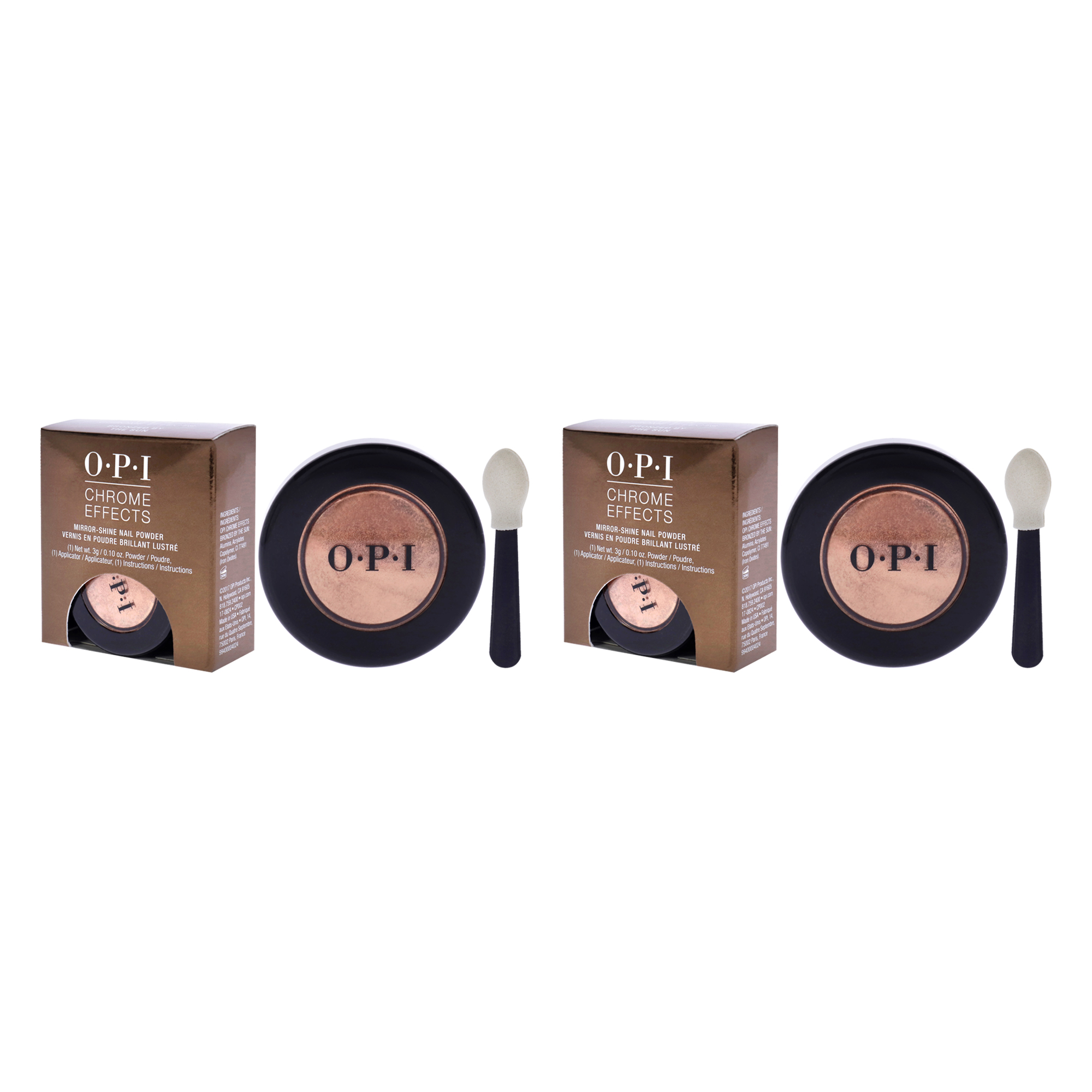 Foto 5 pulgar | Polvo De Uñas Opi Chrome Effects Mirror Shine Bronzed Sun - Venta Internacional.