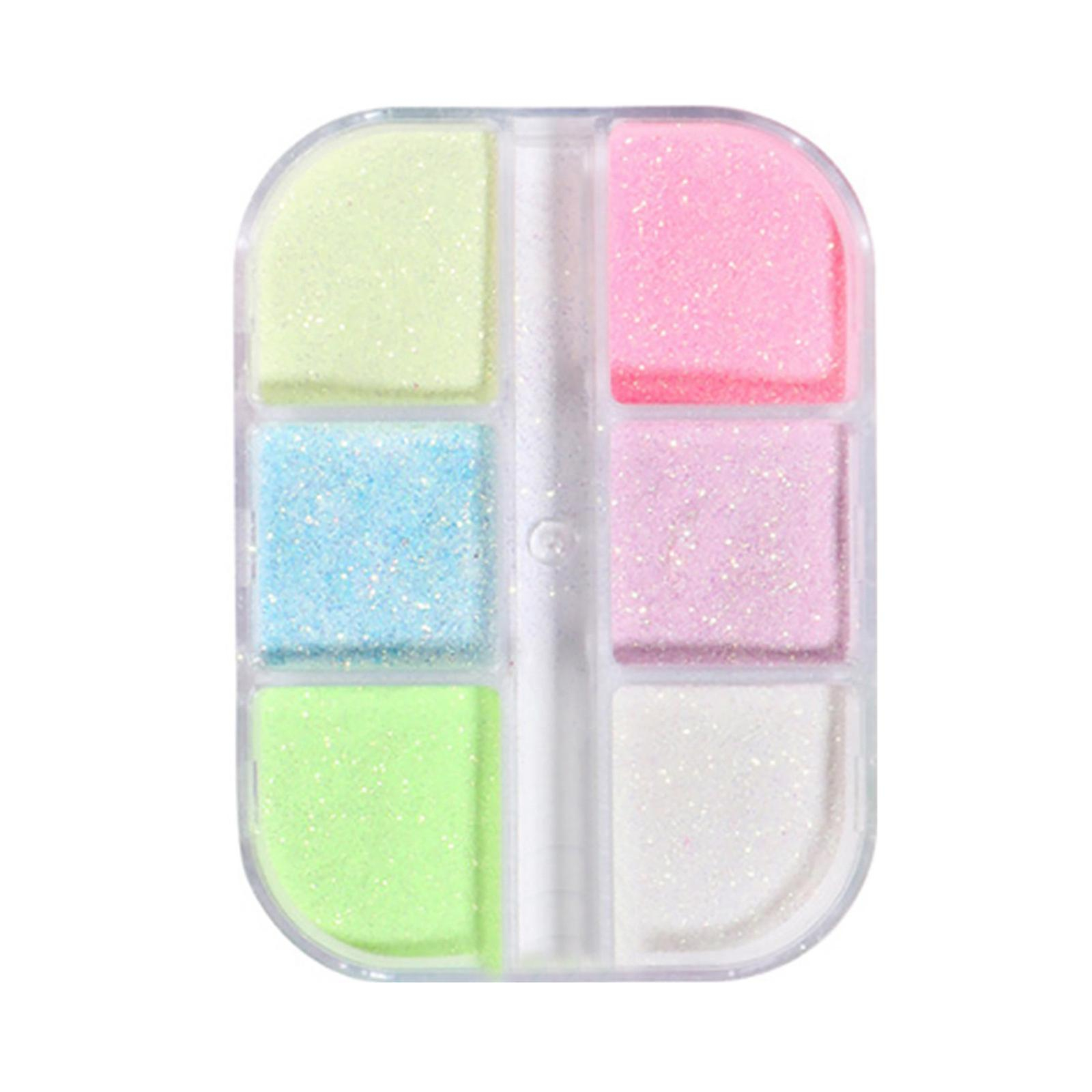 Foto 1 | Polvo De Uñas Huoguo Luminous Glitter Para Decoración De Uñas - Venta Internacional.