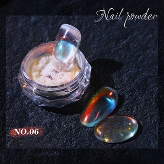 Foto 2 | Polvo De Perlas Para Uñas Huoguo Multicolor De Alto Brillo Ice Muscle - Venta Internacional.