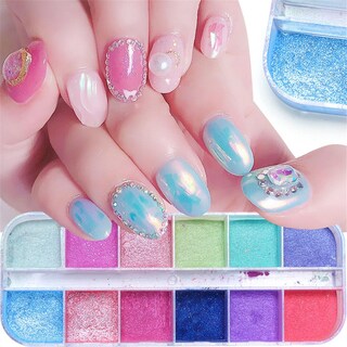 Foto 2 | Esmalte De Uñas En Polvo Huoguo Solid Bright Pearl 10 G - Venta Internacional.
