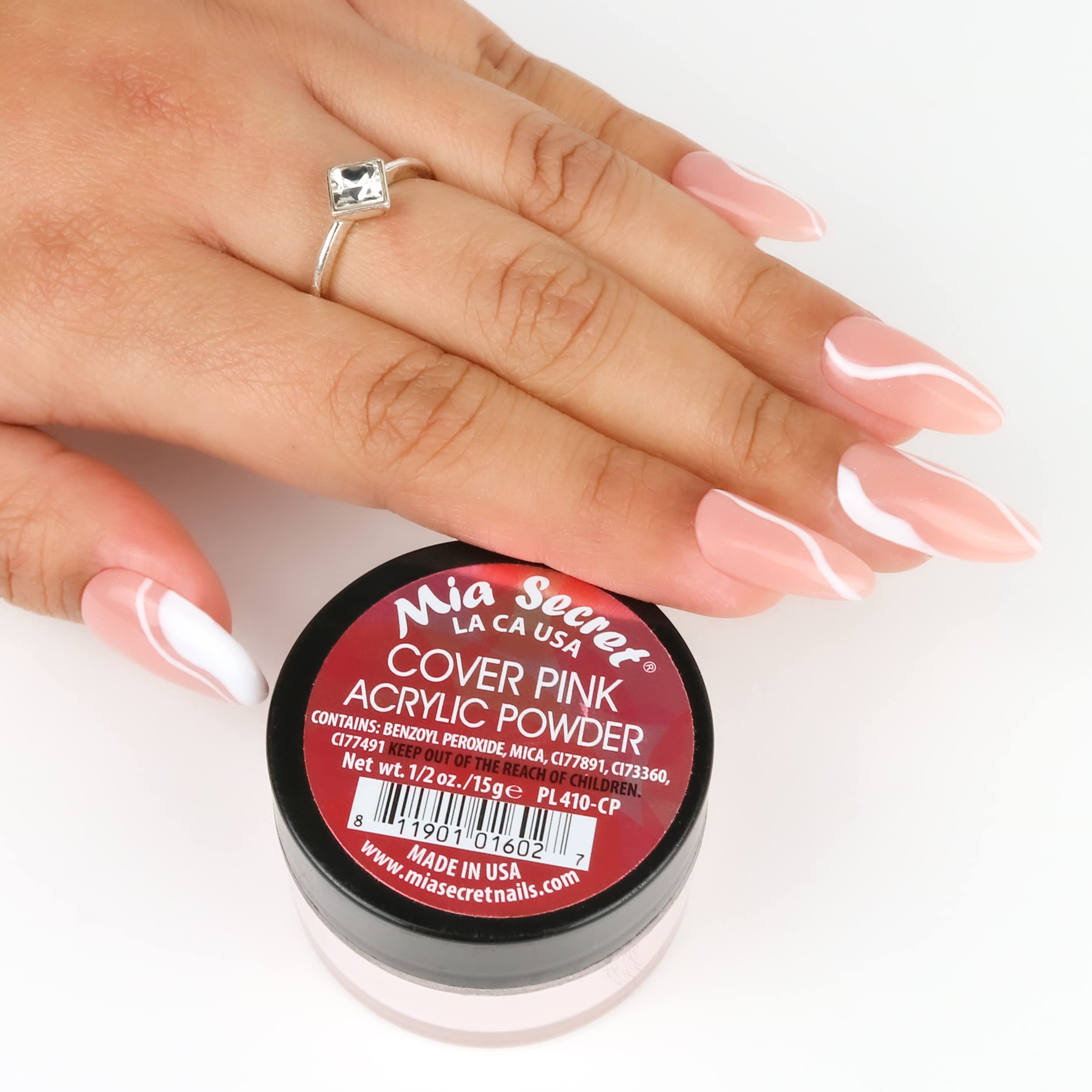Foto 2 | Polvo Acrílico Para Uñas Mia Secret Cover Pink 120 Ml - 1 Pieza - Venta Internacional.