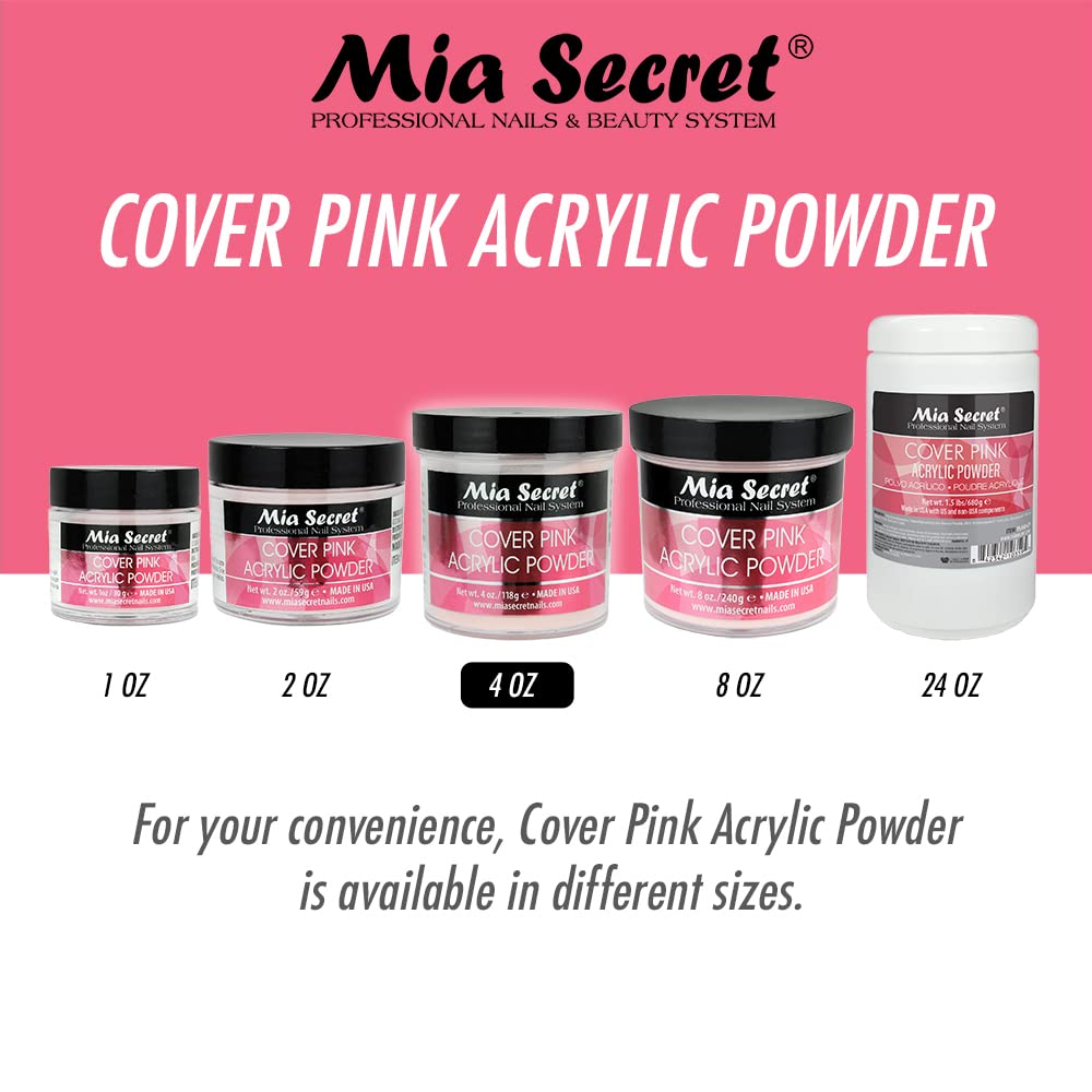Foto 8 pulgar | Polvo Acrílico Para Uñas Mia Secret Cover Pink 120 Ml - 1 Pieza - Venta Internacional.