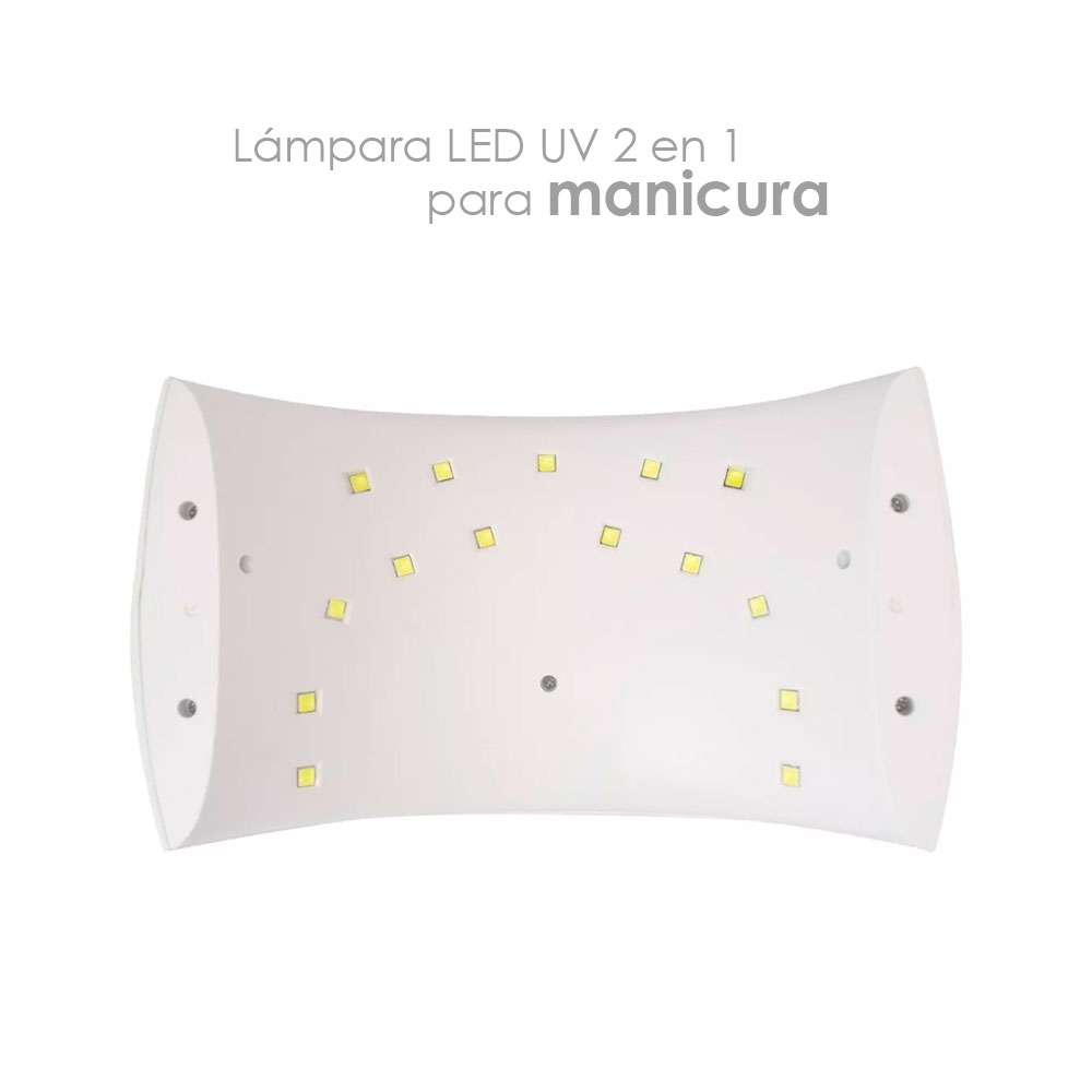 Foto 4 pulgar | Lámpara Mediana para Uñas Iliosinnova Blanca 9x24w