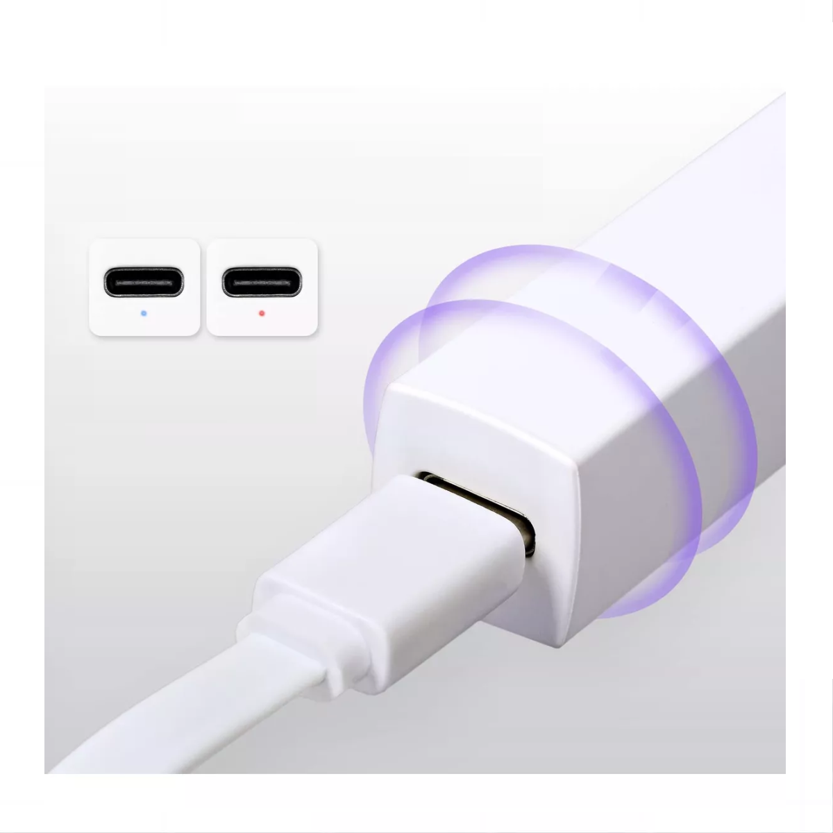 Foto 3 | Mini Portátil Lamparas Uv Led Uñas Acrilicas Profesional Blanco