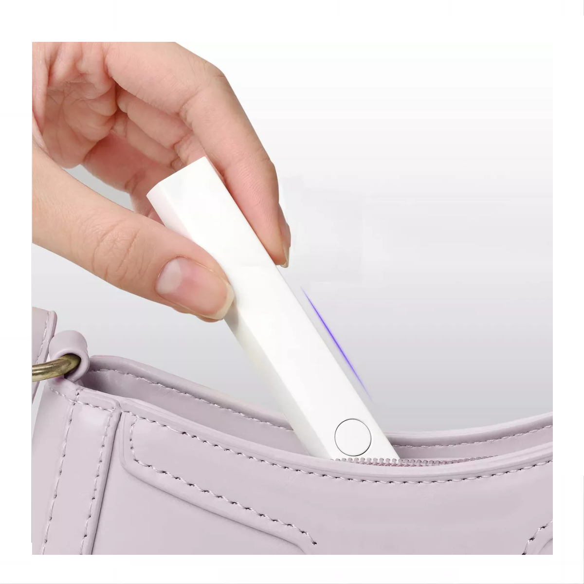 Foto 5 pulgar | Mini Portátil Lamparas Uv Led Uñas Acrilicas Profesional Blanco