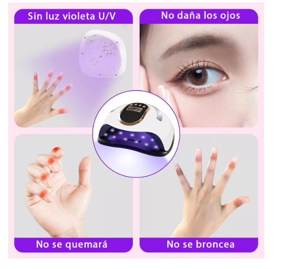 Foto 6 pulgar | Lámpara De Uñas Profesional 168w/36led Uv Para Manicura Uñas