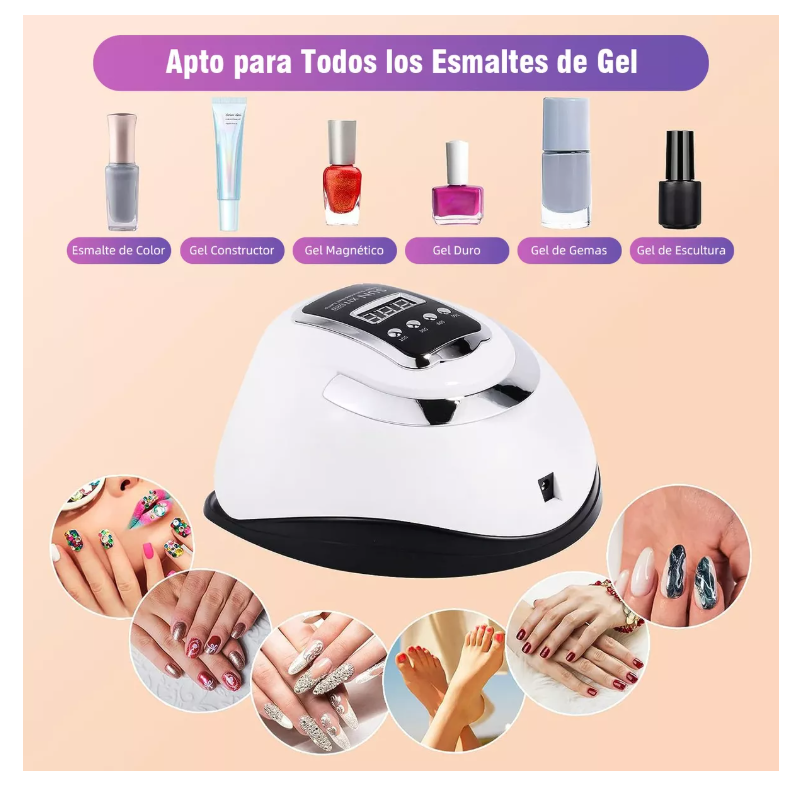 Foto 5 pulgar | Lámpara para Uñas Uv Ourlife 280w 66led Detección Inteligente