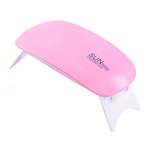 Foto 2 pulgar | Duo De 2 Mini Lámpara De Uñas De Gel Portátil Con Luz Solar Led Uv De 6 W, Secador De Uñas Personal