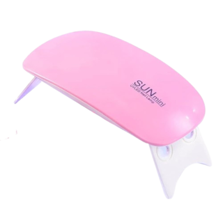 Foto 1 | Duo De 2 Mini Lámpara De Uñas De Gel Portátil Con Luz Solar Led Uv De 6 W, Secador De Uñas Personal