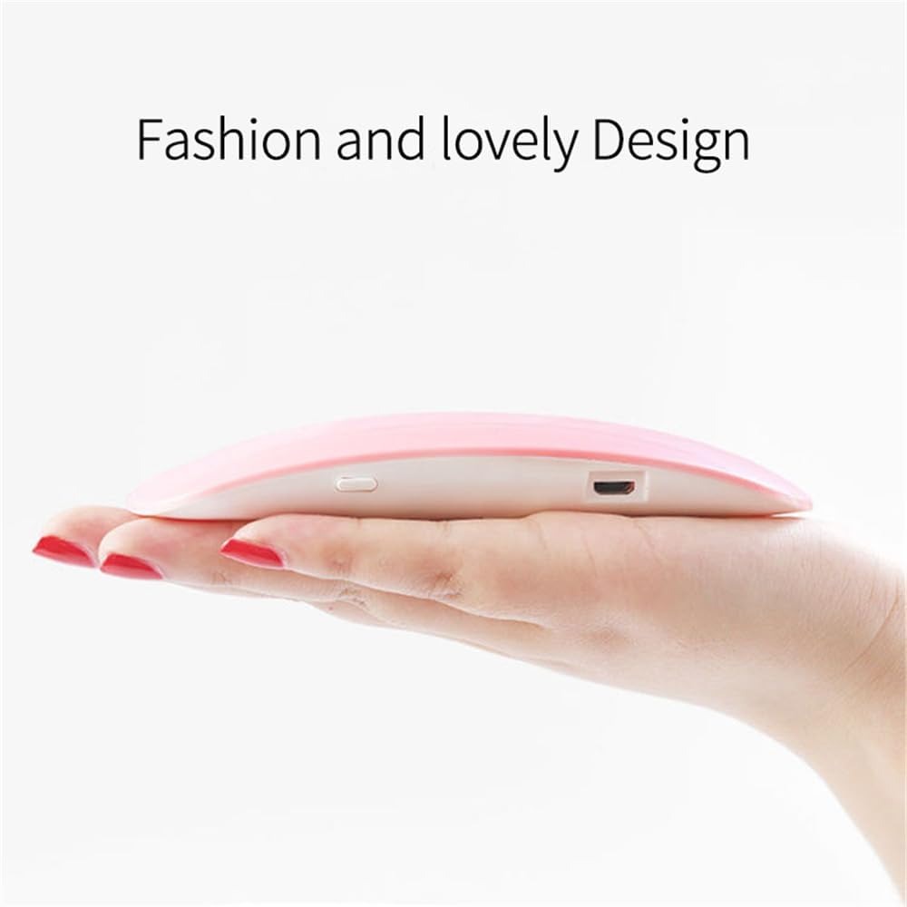 Foto 7 pulgar | Duo De 2 Mini Lámpara De Uñas De Gel Portátil Con Luz Solar Led Uv De 6 W, Secador De Uñas Personal