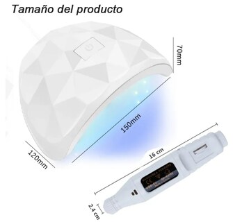 Foto 3 | Estación Profesional De Manicura Xtellar Con Lámpara Uv Y Esmeril Eléctrico