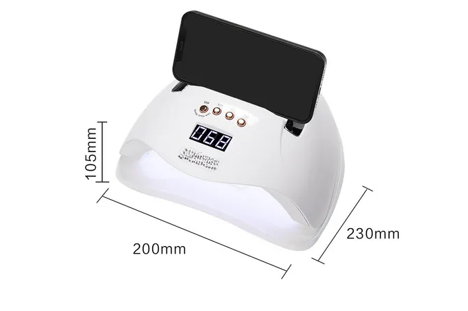 Foto 5 pulgar | Xtellar Lámpara Uv Superpotente Y Profesional Sun X6 Max 220w Para Manicura Y Pedicura