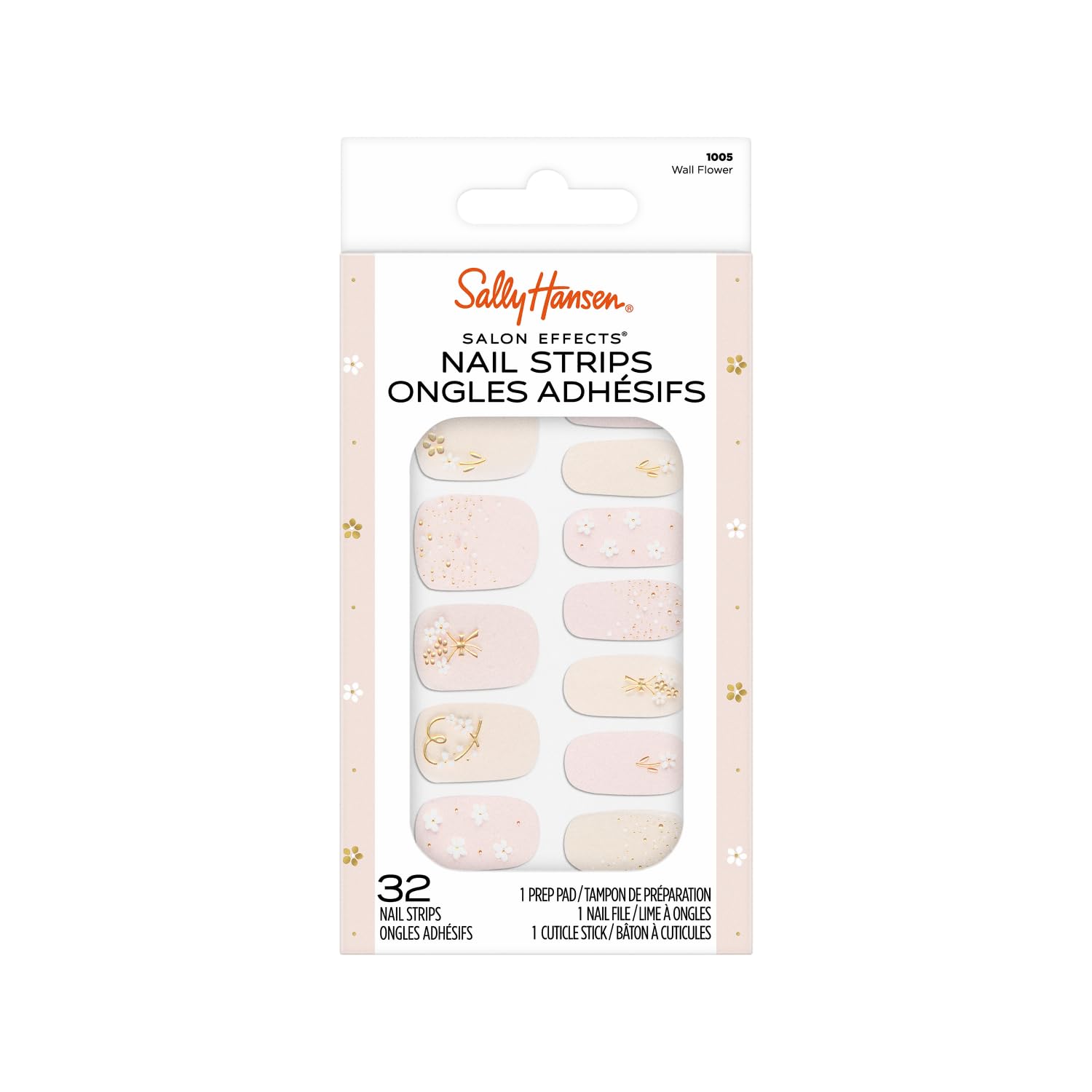 Foto 1 | Tiras De Uñas Sally Hansen Salon Effects Wall Flower - Venta Internacional.
