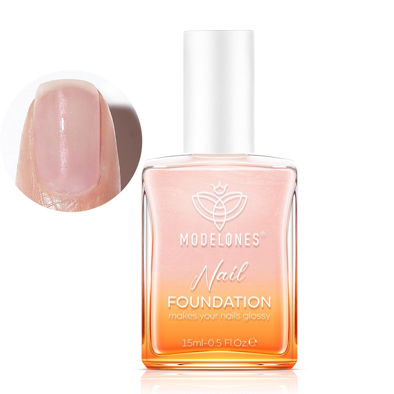 Foto 1 | Fortalecedor De Uñas Modelones Rosa Iridiscente 15 Ml Para Mujer - Venta Internacional.