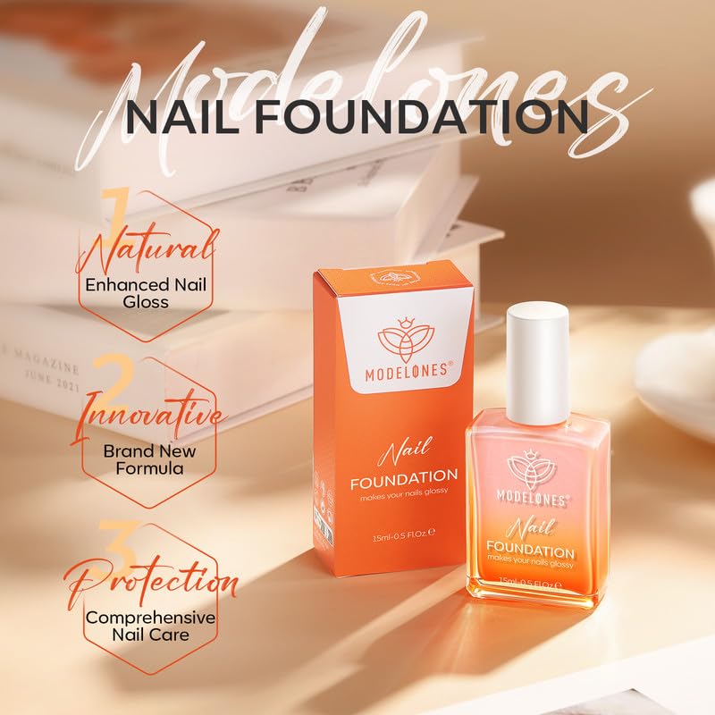 Foto 3 pulgar | Fortalecedor De Uñas Modelones Rosa Iridiscente 15 Ml Para Mujer - Venta Internacional.
