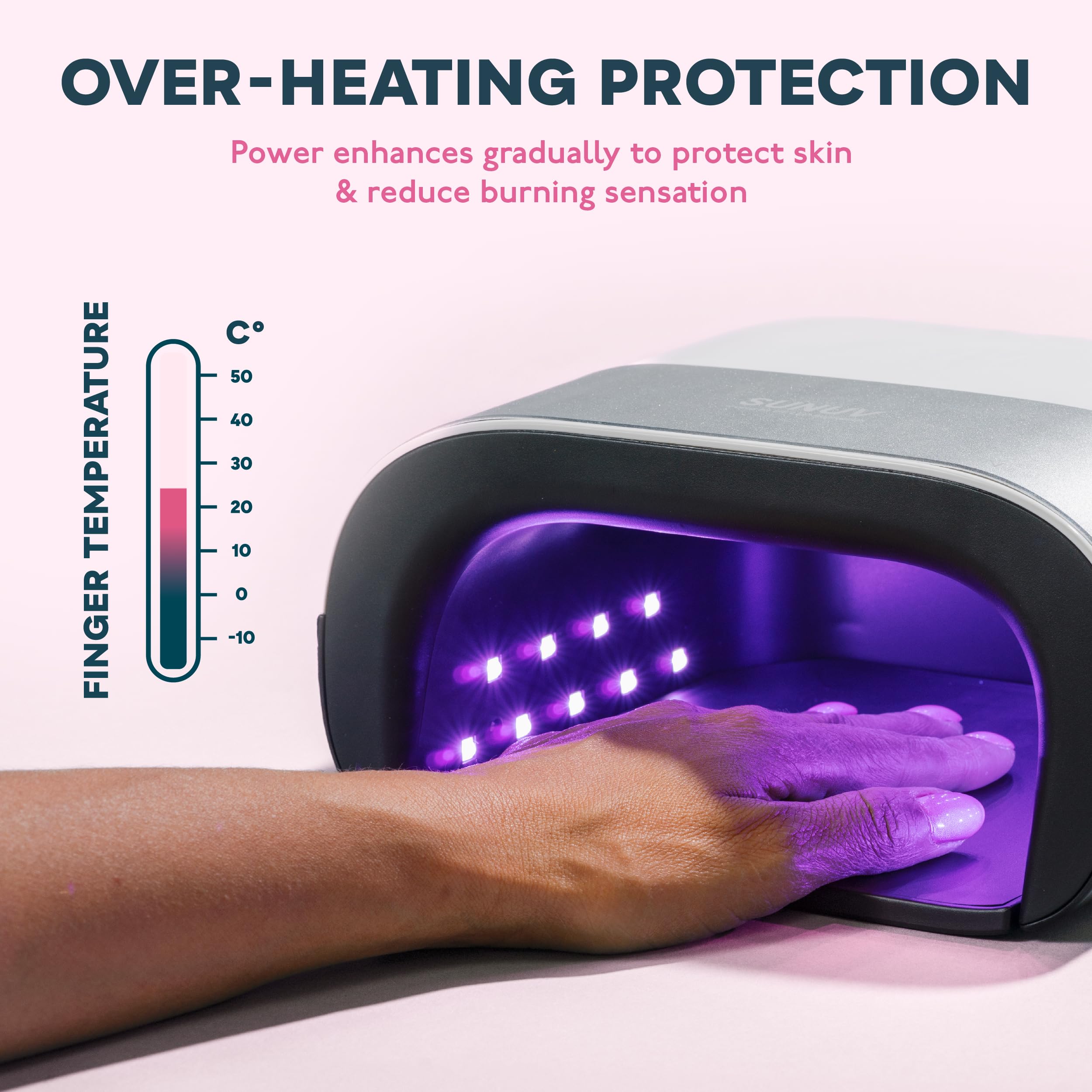 Foto 6 | Lámpara De Uñas Uv Sunuv Sun3 Professional De 48 W Led Con 4 Temporizadores - Venta Internacional.