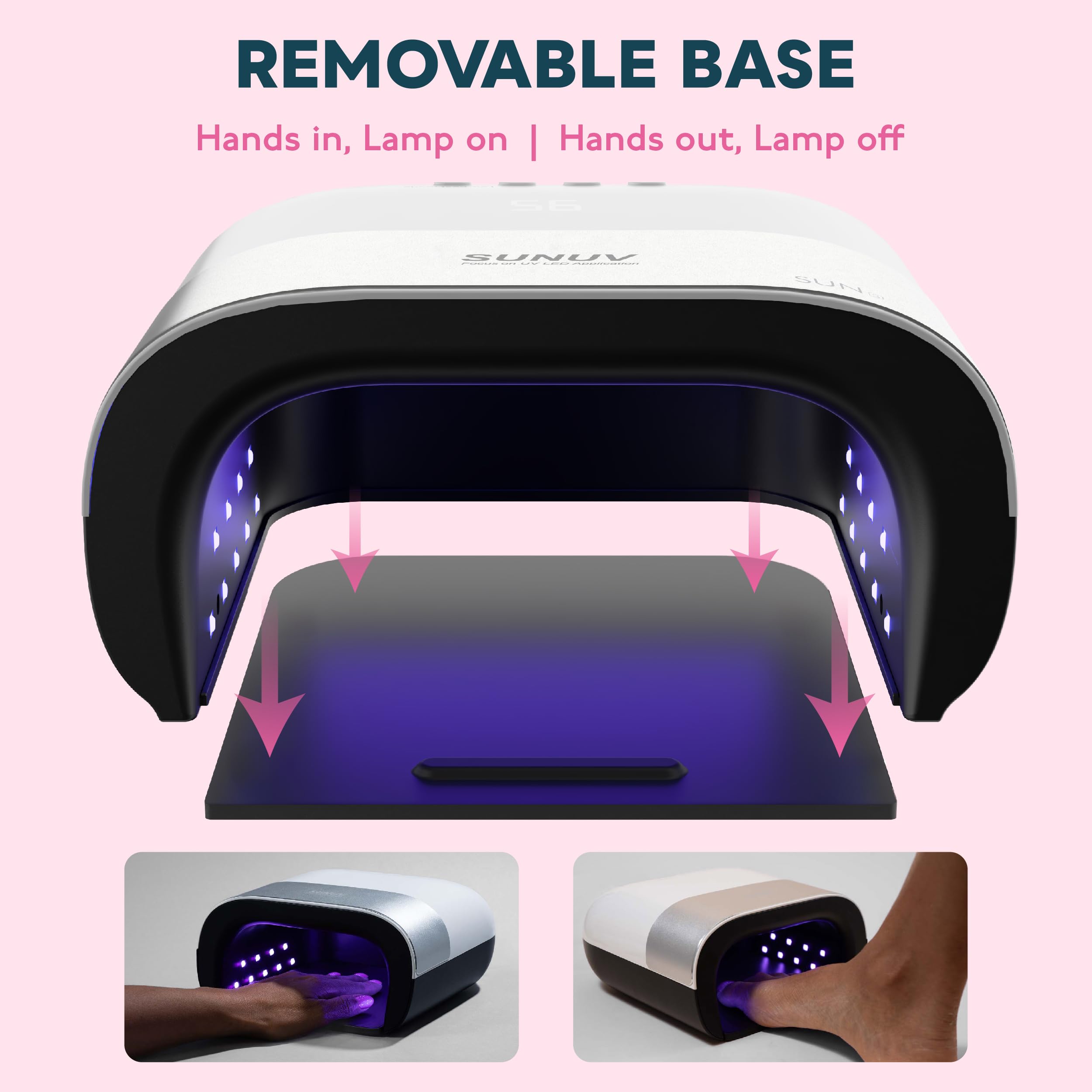 Foto 8 pulgar | Lámpara De Uñas Uv Sunuv Sun3 Professional De 48 W Led Con 4 Temporizadores - Venta Internacional.